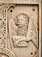 Plaque with Agnus Dei on a Cross between Emblems of the Four Evangelists, Elephant ivory, South Italian