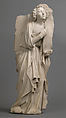 Angel of the Annunciation, Attributed to Jean de Liège (Franco-Netherlandish, active ca. 1361–died 1381), Marble, South Netherlandish or French