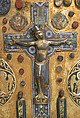 Composite Plaque, Copper-gilt, champlevé enamel, cameos, intaglio, French (?)