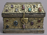 Chasse, Silver-gilt, wood, gems, intaglio, cameo over wood core, German