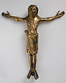 Crucified Christ, Copper alloy, gilt, German or South Netherlandish