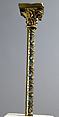 Colonnette from a Reliquary Shrine, Champlevé enamel, copper alloy, gilt, German
