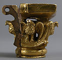 Capital from a Reliquary Shrine, Copper alloy, gilt, German