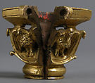Capital from a Reliquary Shrine, Copper alloy, gilt, German