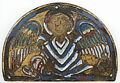 Plaque, Champlevé enamel and gilded copper, German