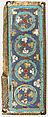 Plaque from a Reliquary Shrine, Champleve and cloisonné enamel, copper alloy, gilt, German or South Netherlandish