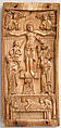 Center Panel of a Triptych with the Crucifixion and the Entombment, Ivory, South Italian