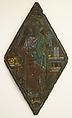 Plaque with Christ as Mediator, Champlevé enamel, copper, Mosan