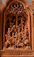 Miniature Altarpiece with the Crucifixion, Boxwood, Netherlandish