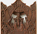 Plaque with the Adoration of Trinity, Boxwood, Spanish