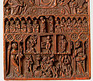 Plaque with the Adoration of Trinity, Boxwood, Spanish