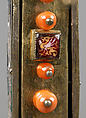 Reliquary Cross, Translucent enamel, silver, silver-gilt, coral, glass, rock-crystal, gold leaf, Italian