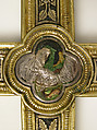 Processional Cross, Basse taille enamel, silver, silver-gilt, niello, copper-gilt, Italian