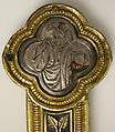 Processional Cross, Basse taille enamel, silver, silver-gilt, niello, copper-gilt, Italian