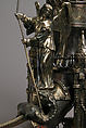 Drinking Horn, Workshop of Louis Marcy (Luigi Parmeggiani) (Italian, 1860–1945) (?), Horn, silver, enamel, French