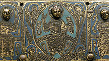 Chasse, Champlevé enamel, copper-gilt over wood core, French