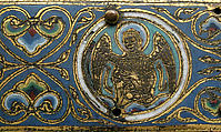 Chasse, Champlevé enamel, copper-gilt over wood core, French