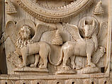 Plaque with Christ and the Symbols of the Four Evangelists, Elephant ivory, Ottonian