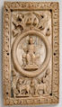 Plaque with Christ and the Symbols of the Four Evangelists, Ivory, Ottonian