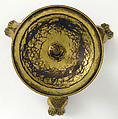 Pricket Candlestick, Copper-gilt, rock crystal, French