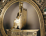 Crozier Head, Translucent enamels, silver, partial-gilt, niello, South Italian
