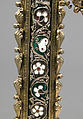Crozier Head, Translucent enamels, silver, partial-gilt, niello, South Italian