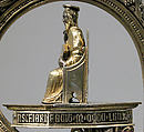 Crozier Head, Translucent enamels, silver, partial-gilt, niello, South Italian