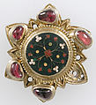 Four Enamel Plaques, Cloisonné enamel, silver-gilt, jewels, French