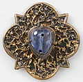 Five Jewels, Silver partial-gilt, jewels, French