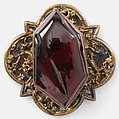 Five Jewels, Silver partial-gilt, jewels, French