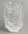 Beaker, Rock crystal, with later gilt silver foot, French