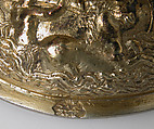 Beaker, Rock crystal, with later gilt silver foot, French