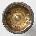 Beaker, Rock crystal, with later gilt silver foot, French