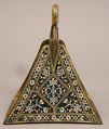 Stirrup, Cloisonné enamel, copper-gilt, Spanish