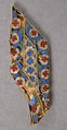 Element of a Border for an Icon Frame, Cloisonné enamel, gold, Byzantine