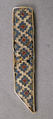 Element of a Border for an Icon Frame, Cloisonné enamel, gold, Byzantine