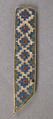 Element of a Border for an Icon Frame, Cloisonné enamel, gold, Byzantine