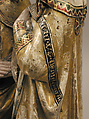 The Visitation, Attributed to Master Heinrich of Constance (German, active in Constance, ca. 1300), Walnut, paint, gilding, rock-crystal cabochons inset in gilt-silver mounts, German