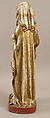 The Visitation, Attributed to Master Heinrich of Constance (German, active in Constance, ca. 1300), Walnut, paint, gilding, rock-crystal cabochons inset in gilt-silver mounts, German