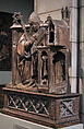 Saint Ambrose in His Study, Wood with traces of paint, North Spanish