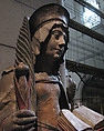 Saint Savina of Troyes or Saint Syra, Limestone with paint, French
