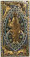 Plaque with Christ in Majesty, Champlevé enamel, copper, French