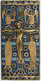 Plaque with the Crucifixion, Champlevé enamel, copper, French