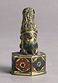 Seal, Champlevé enamel, copper-gilt, French or Italian