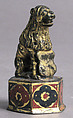 Seal, Champlevé enamel, copper-gilt, French or Italian