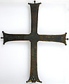 Crucifix, Copper alloy, gilt, Southeastern Europe (possibly)