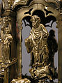 Lamp or Censer, Gilt-copper alloy, silver, enamel en ronde bosse, rock crystal, North Italian