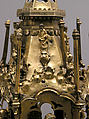 Lamp or Censer, Gilt-copper alloy, silver, enamel en ronde bosse, rock crystal, North Italian