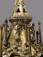 Lamp or Censer, Gilt-copper alloy, silver, enamel en ronde bosse, rock crystal, North Italian