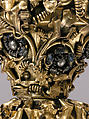 Lamp or Censer, Gilt-copper alloy, silver, enamel en ronde bosse, rock crystal, North Italian